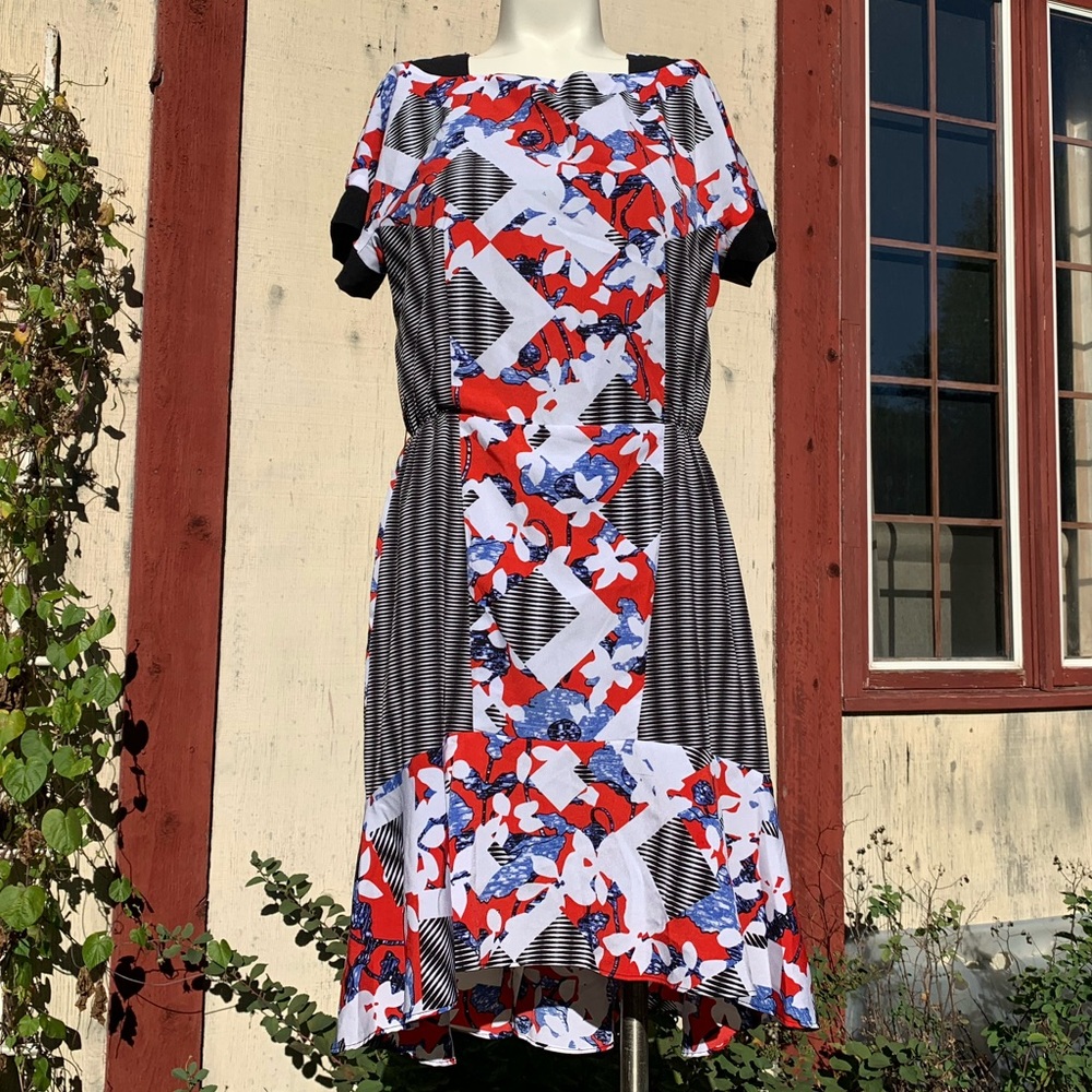 Peter Pilotto x Target Flower/Stripe Dress size 8